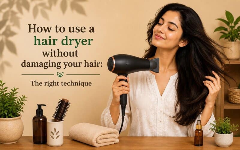 How to use a hair dryer without damaging your hair: The right techniqu ...