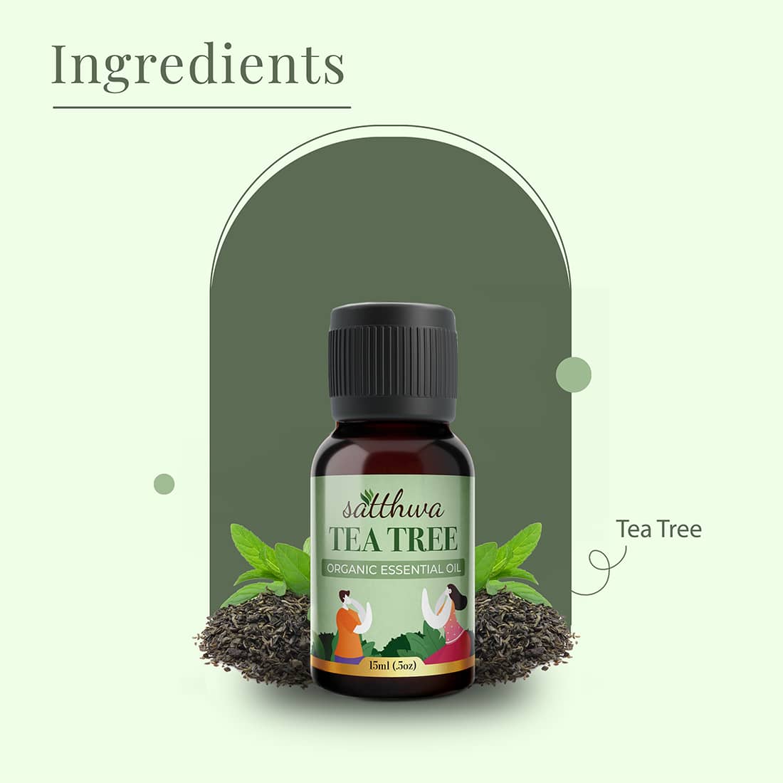 Buy Satthwa Organic Peppermint Essential Oil for Aromatherapy & Wellness